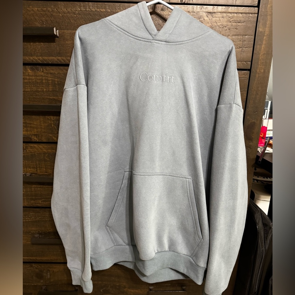 Men's Comfrt Clothing Hoodie Large Color Sky